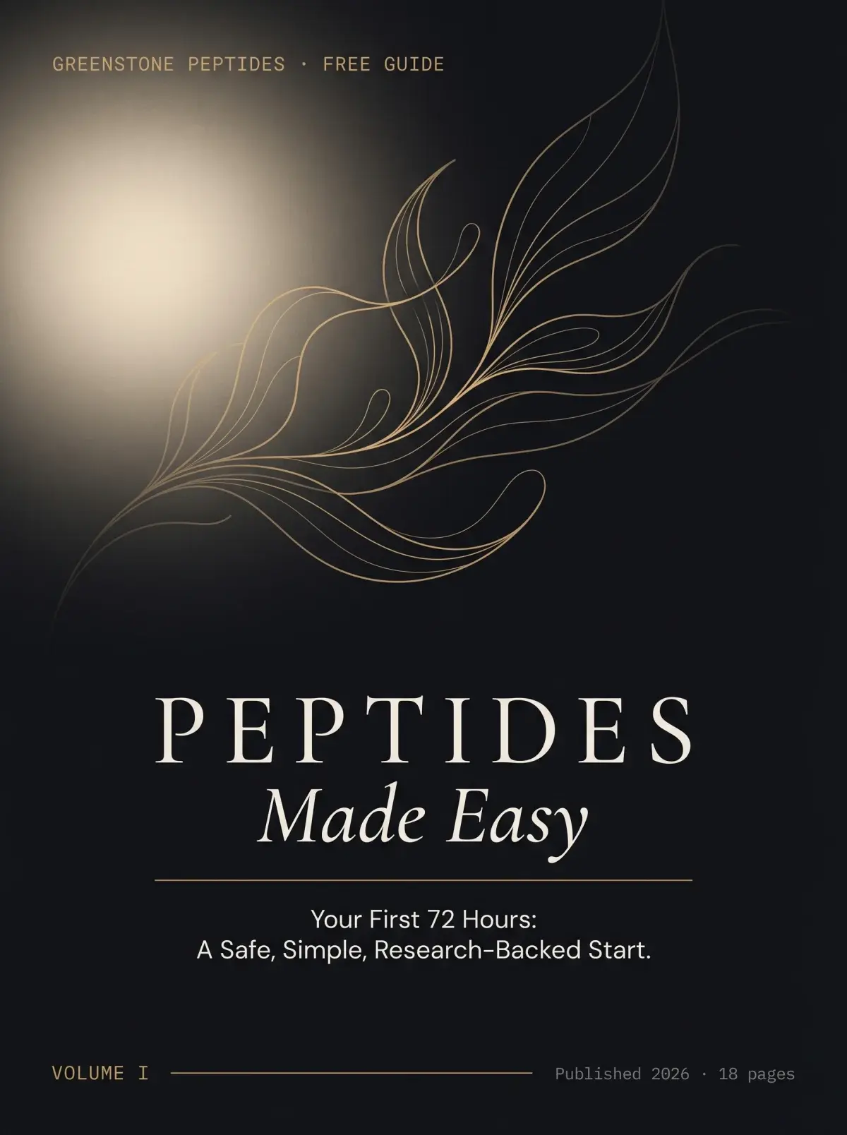 Peptides Made Easy, Volume I free guide cover