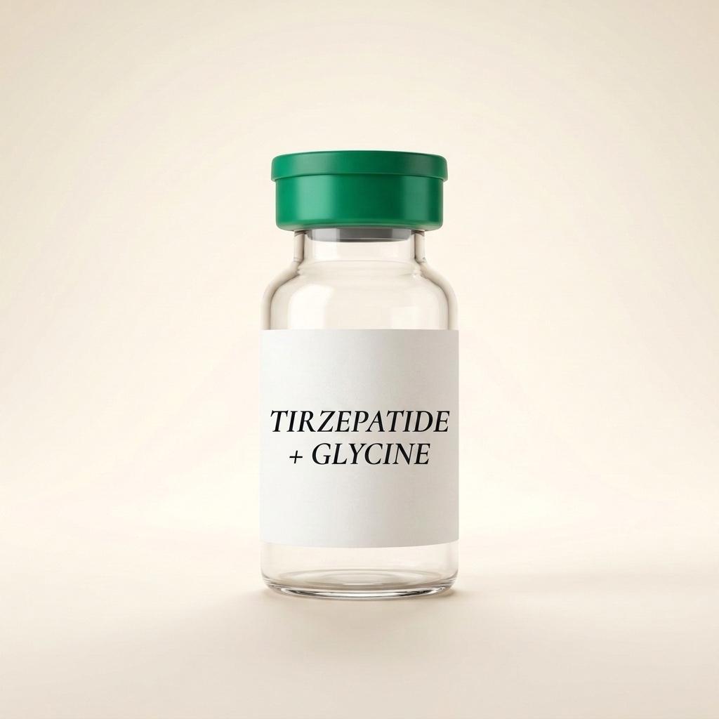 Tirzepatide + Glycine combined compounded vial